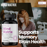 Mind and Memory Supplement for Brain Health - Mental Focus Concentration and Performance - Brain Vitamins