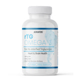 rTG Omega-3 Supplement. Re-esterified Triglyceride Omega-3. Made with Epax Fish Oil. Maintains Heart & Brain Health. 1000mg.