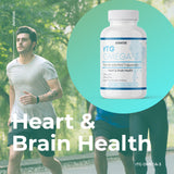 rTG Omega-3 Supplement. Re-esterified Triglyceride Omega-3. Made with Epax Fish Oil. Maintains Heart & Brain Health. 1000mg.
