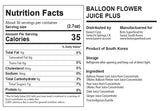 Ballon Flower  Extract Juice ( Pack of 30) 50.7 oz