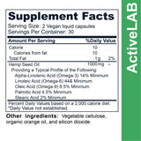 Hemp Oil Capsules | 30,000 mg Per Bottle | Max Potency | Non-GMO, Gluten Free, Vegetarian