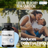 Vision Max - Lutein, Bilberry, Beta - Carotene